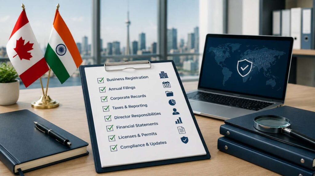Corporate Compliance Checklist for Non Resident Canadian Companies Owned from Indi 100kb