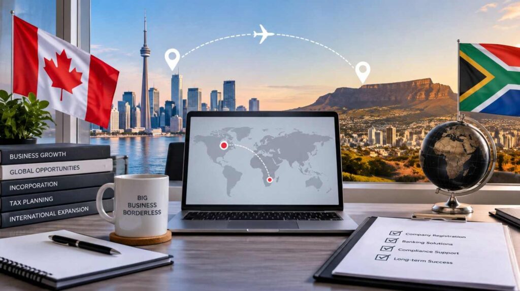 Remote Company Setup in Canada for South African Non Residents